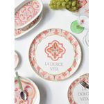 Casa si Gradina - Bucatarie si vesela - Vesela si tacamuri - Vesela pentru servire - Farfurie de servire, Hermia, ceramica, roz, 30x30x2 cm - Infinity.ro