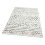 Casa si Gradina - Textile si covoare - Covoare - Covoare casa - Covor, Conceptum Hypnose, bej, albastru, mink, 120x180 cm, 100% bumbac, tesatura plata, lavabil la masina - Infinity.ro