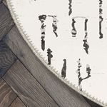 Casa si Gradina - Textile si covoare - Covoare - Covoare casa - Covor rotund, Conceptum Hypnose, alb, 70% bumbac, 30% chenille, 70 cm, antiderapant - Infinity.ro