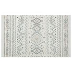 Casa si Gradina - Textile si covoare - Covoare - Covoare casa - Covor, Conceptum Hypnose, bej, albastru, mink, 120x180 cm, 100% bumbac, tesatura plata, lavabil la masina - Infinity.ro