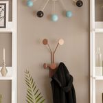 Casa si Gradina - Mobilier - Organizare si depozitare - Cuiere - Cuiere de perete, Wallxpert, metal, cupru, 24x16x40 cm - Infinity.ro