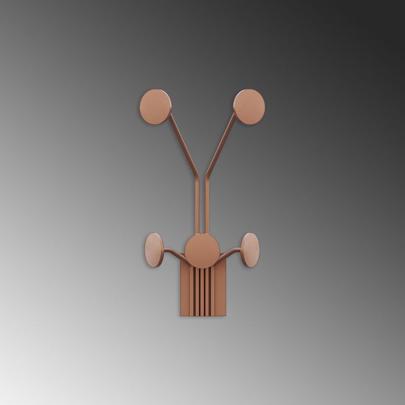 Casa si Gradina - Mobilier - Organizare si depozitare - Cuiere - Cuiere de perete, Wallxpert, metal, cupru, 24x16x40 cm - Infinity.ro
