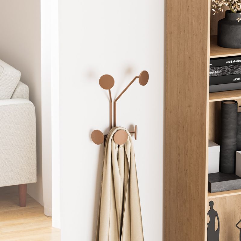 Casa si Gradina - Mobilier - Organizare si depozitare - Cuiere - Cuiere de perete, Wallxpert, metal, cupru, 24x16x40 cm - Infinity.ro
