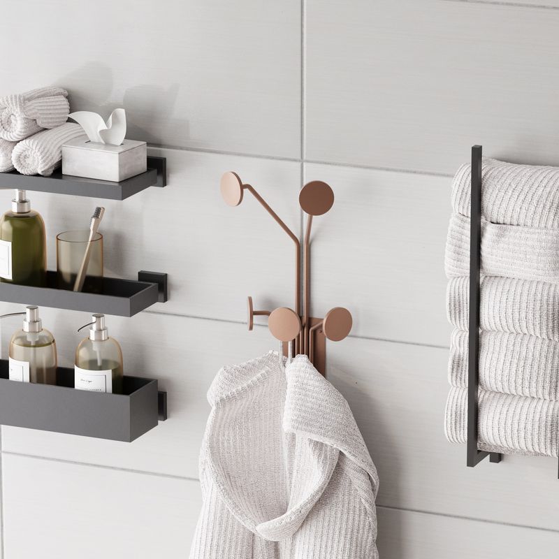 Casa si Gradina - Mobilier - Organizare si depozitare - Cuiere - Cuiere de perete, Wallxpert, metal, cupru, 24x16x40 cm - Infinity.ro