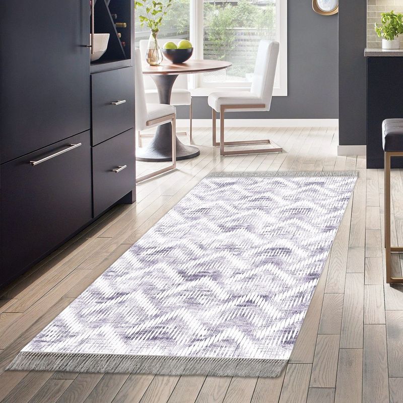 Casa si Gradina - Textile si covoare - Covoare - Covoare casa - Covor, Conceptum Hypnose, mov, 100x200 cm, 100% poliester, antiderapant, lavabil la masina - Infinity.ro