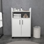 Casa si Gradina - Mobilier - Mobilier baie - Corpuri baie - Dulap baie, Hanah Home, pal melaminat, alb, 60x35x97.3 cm - Infinity.ro