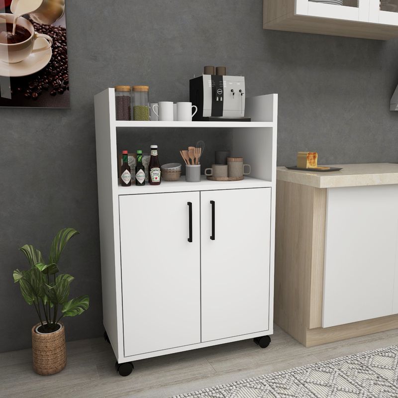 Casa si Gradina - Mobilier - Mobilier baie - Corpuri baie - Dulap baie, Hanah Home, pal melaminat, alb, 60x35x97.3 cm - Infinity.ro