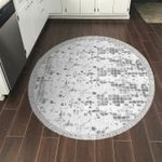 Casa si Gradina - Textile si covoare - Covoare - Covoare casa - Covor, Conceptum Hypnose, gri, 120x120 cm, 100% poliamida, antiderapant, lavabil la masina - Infinity.ro