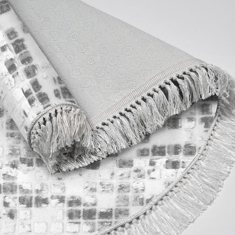 Casa si Gradina - Textile si covoare - Covoare - Covoare casa - Covor, Conceptum Hypnose, gri, 120x120 cm, 100% poliamida, antiderapant, lavabil la masina - Infinity.ro
