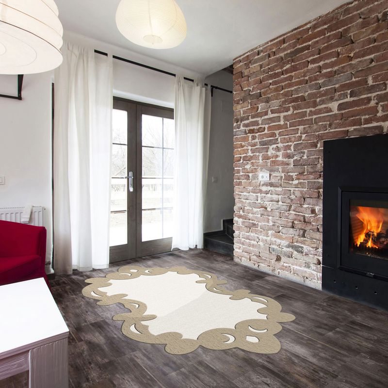 Casa si Gradina - Textile si covoare - Covoare - Covoare casa - Covor, Conceptum Hypnose, bej crem, 160x230 cm, 100% poliester, antiderapant - Infinity.ro
