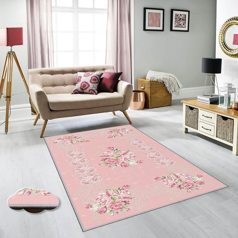 Casa si Gradina - Textile si covoare - Covoare - Covoare casa - Covor, Conceptum Hypnose, multicolor, 80x120 cm, 100% poliester, antiderapant, 368HFT2371 - Infinity.ro