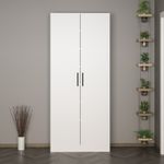 Casa si Gradina - Mobilier - Organizare si depozitare - Cuiere - Cuier, Hanah Home, pal melaminat, alb, 90x35x210 cm - Infinity.ro