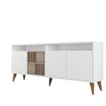 Casa si Gradina - Mobilier - Comode si corpuri - Console - Consola, Hanah Home, PAL melaminat, alb, 180x78x35 cm - Infinity.ro