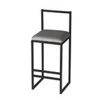 Casa si Gradina - Mobilier - Scaune si fotolii - Tabureti - Taburet bar, Hanah Home, metal, gri, 35x35x80 cm - Infinity.ro