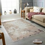 Casa si Gradina - Textile si covoare - Covoare - Covoare casa - Covor, Conceptum Hypnose, bej, alb, nurca, 80x150 cm, 100% poliester, antiderapant - Infinity.ro