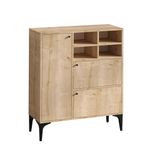 Casa si Gradina - Mobilier - Comode si corpuri - Console - Consola, Hanah Home, panou de particule melaminat, stejar safir, 100x35x125 cm - Infinity.ro