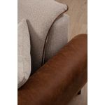 Casa si Gradina - Mobilier - Scaune si fotolii - Fotolii - Fotoliu, Atelier Del Sofa, lemn de fag, bej si scorţişoara, 100x85x85 cm - Infinity.ro