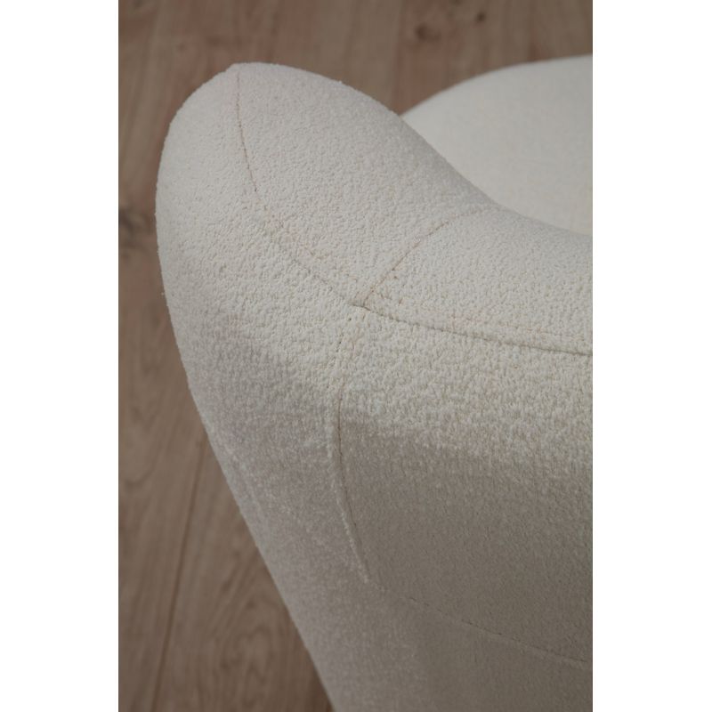 Casa si Gradina - Mobilier - Scaune si fotolii - Fotolii - Fotoliu, Hanah Home, lemn fag si pal, alb, 85x78x80 cm - Infinity.ro