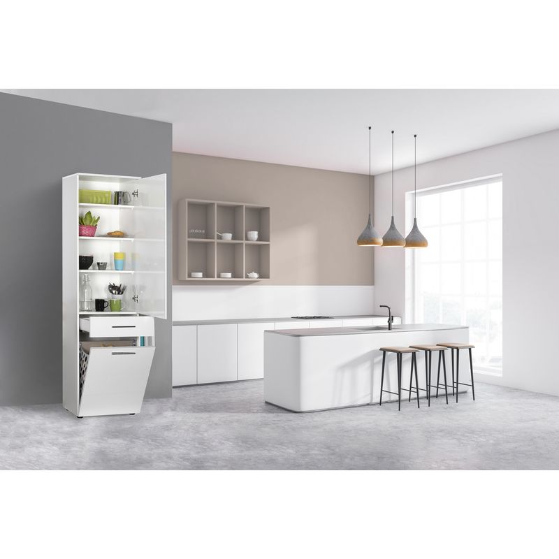 Casa si Gradina - Mobilier - Dulapuri si sifoniere - Dulapuri - Dulap multifunctional, Hanah Home, pal melaminat, alb, 52x38x187 cm - Infinity.ro