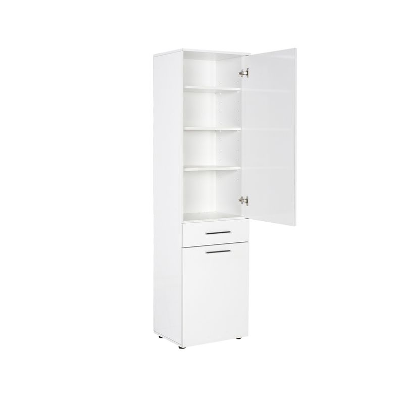 Casa si Gradina - Mobilier - Dulapuri si sifoniere - Dulapuri - Dulap multifunctional, Hanah Home, pal melaminat, alb, 52x38x187 cm - Infinity.ro