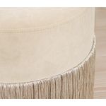 Casa si Gradina - Mobilier - Scaune si fotolii - Tabureti - Taburet, Hanah Home, catifea, crem, 45x45x47 cm - Infinity.ro