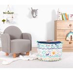 Casa si Gradina - Mobilier - Scaune si fotolii - Fotolii - Fotoliu copii, Atelier Del Sofa, 100% microfibra, multicolor, 44x44x30 cm - Infinity.ro