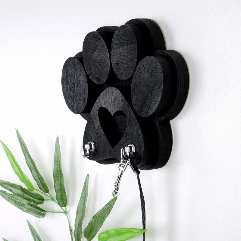 Casa si Gradina - Mobilier - Organizare si depozitare - Cuiere - Cuier, Wallxpert, placaj, negru, 17x4x18 cm - Infinity.ro