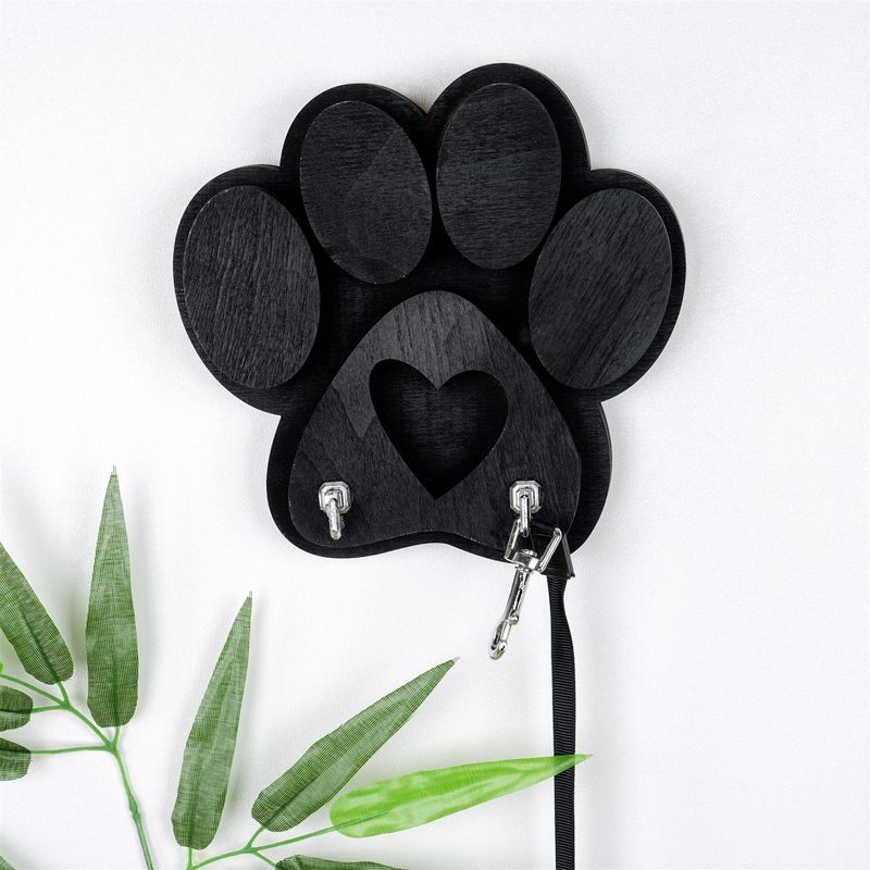 Casa si Gradina - Mobilier - Organizare si depozitare - Cuiere - Cuier, Wallxpert, placaj, negru, 17x4x18 cm - Infinity.ro