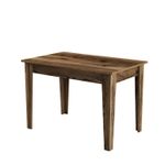 Casa si Gradina - Mobilier - Mese si birouri - Mese bucatarie si dining - Masa de bucatarie, Hanah Home, pal melaminat, nuc, 110x72x75 cm - Infinity.ro