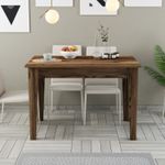 Casa si Gradina - Mobilier - Mese si birouri - Mese bucatarie si dining - Masa de bucatarie, Hanah Home, pal melaminat, nuc, 110x72x75 cm - Infinity.ro
