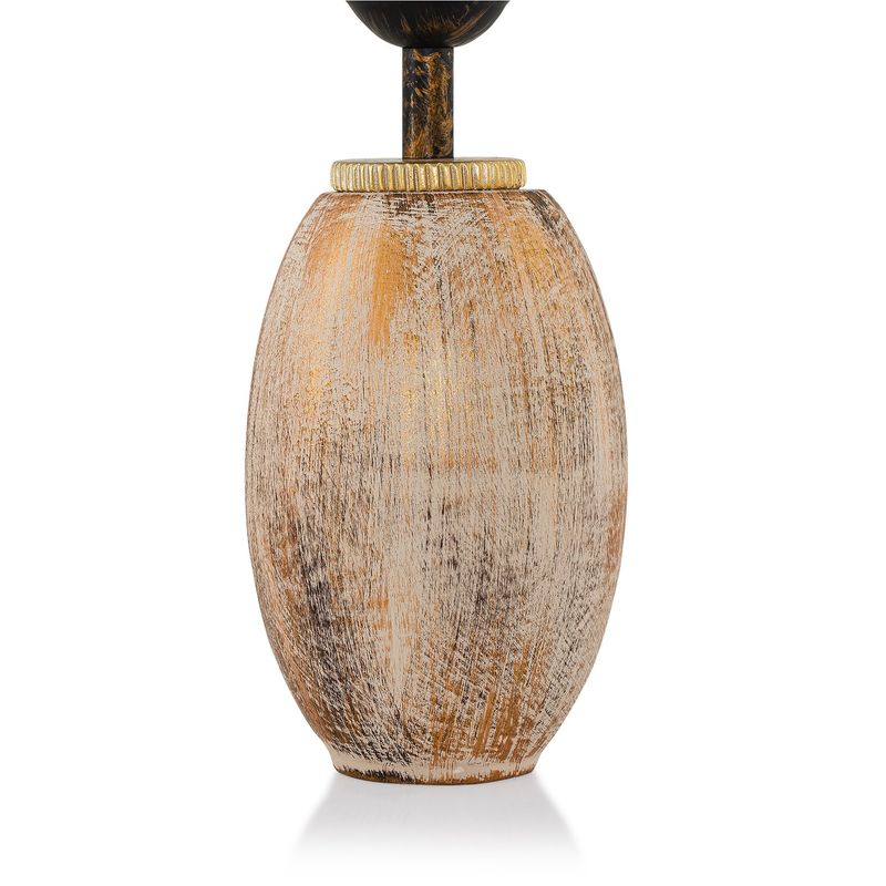 Casa si Gradina - Corpuri si surse de iluminat - Veioze si lampi - Veioze - Veioza, Opviq, metal, crem auriu, 18x30x50 cm, 687HMY2120 - Infinity.ro