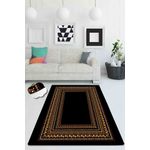Casa si Gradina - Textile si covoare - Covoare - Covoare casa - Covor, Conceptum Hypnose, 100% poliester, negru, portocaliu, rosu, nurca, 140x190 cm, antiderapant, lavabil la masina - Infinity.ro