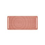 Casa si Gradina - Bucatarie si vesela - Vesela si tacamuri - Platouri de bucatarie - Platou de servire, Hermia, ceramica, somon, 16x35x1 cm - Infinity.ro