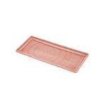 Casa si Gradina - Bucatarie si vesela - Vesela si tacamuri - Platouri de bucatarie - Platou de servire, Hermia, ceramica, somon, 16x35x1 cm - Infinity.ro