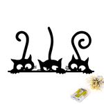 Casa si Gradina - Corpuri si surse de iluminat - Plafoniere, aplice si spoturi - Aplica decorativa de perete, Wallxpert, metal, negru, 33x60 cm - Infinity.ro