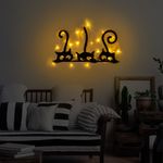 Casa si Gradina - Corpuri si surse de iluminat - Plafoniere, aplice si spoturi - Aplica decorativa de perete, Wallxpert, metal, negru, 33x60 cm - Infinity.ro