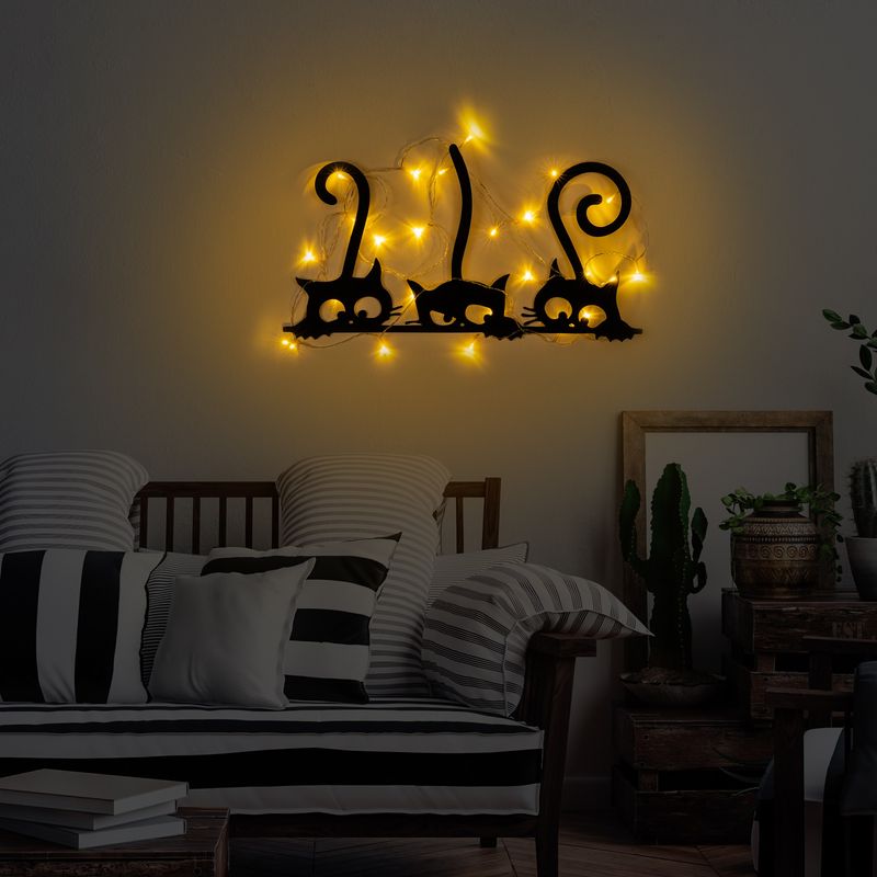 Casa si Gradina - Corpuri si surse de iluminat - Plafoniere, aplice si spoturi - Aplica decorativa de perete, Wallxpert, metal, negru, 33x60 cm - Infinity.ro