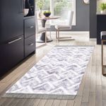 Casa si Gradina - Textile si covoare - Covoare - Covorase intrare - Covoras de intrare, Conceptum Hypnose, mov, 80x120 cm, 100% poliester, antiderapant, lavabil la masina - Infinity.ro