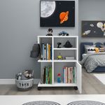 Casa si Gradina - Mobilier - Mobilier baie - Corpuri baie - Dulap multifunctional, Hanah Home, PAL melaminat, alb, 80.9x35x60 cm - Infinity.ro