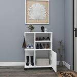 Casa si Gradina - Mobilier - Mobilier baie - Corpuri baie - Dulap multifunctional, Hanah Home, PAL melaminat, alb, 80.9x35x60 cm - Infinity.ro