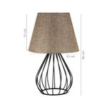Casa si Gradina - Corpuri si surse de iluminat - Veioze si lampi - Veioze - Veioza, Opviq, pvc, maro, 36 cm - Infinity.ro