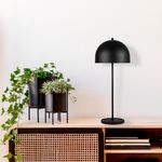 Casa si Gradina - Corpuri si surse de iluminat - Veioze si lampi - Veioze - Veioza, Opviq, metal, negru, 24x58 cm - Infinity.ro