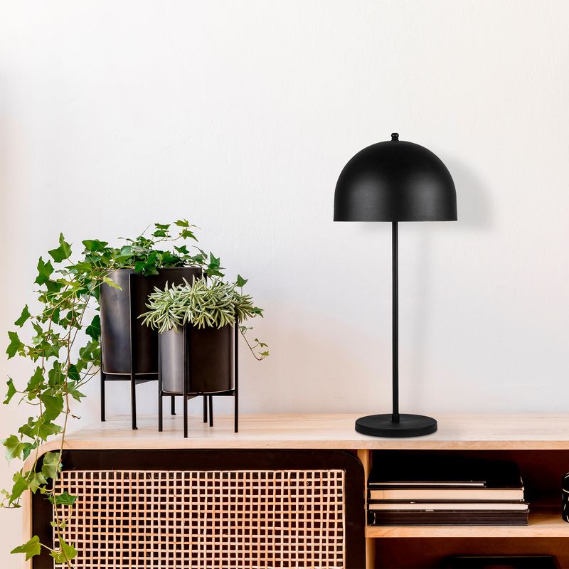 Casa si Gradina - Corpuri si surse de iluminat - Veioze si lampi - Veioze - Veioza, Opviq, metal, negru, 24x58 cm - Infinity.ro