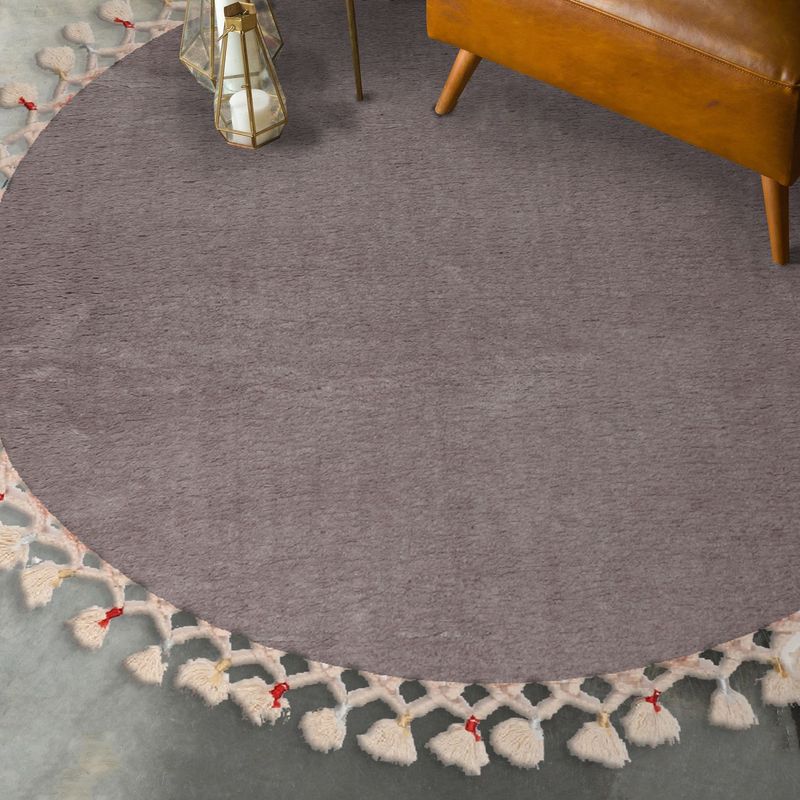 Casa si Gradina - Textile si covoare - Covoare - Covorase baie - Covoras de baie, Conceptum Hypnose, gri, 100 cm, 100% acrilic, antiderapant - Infinity.ro