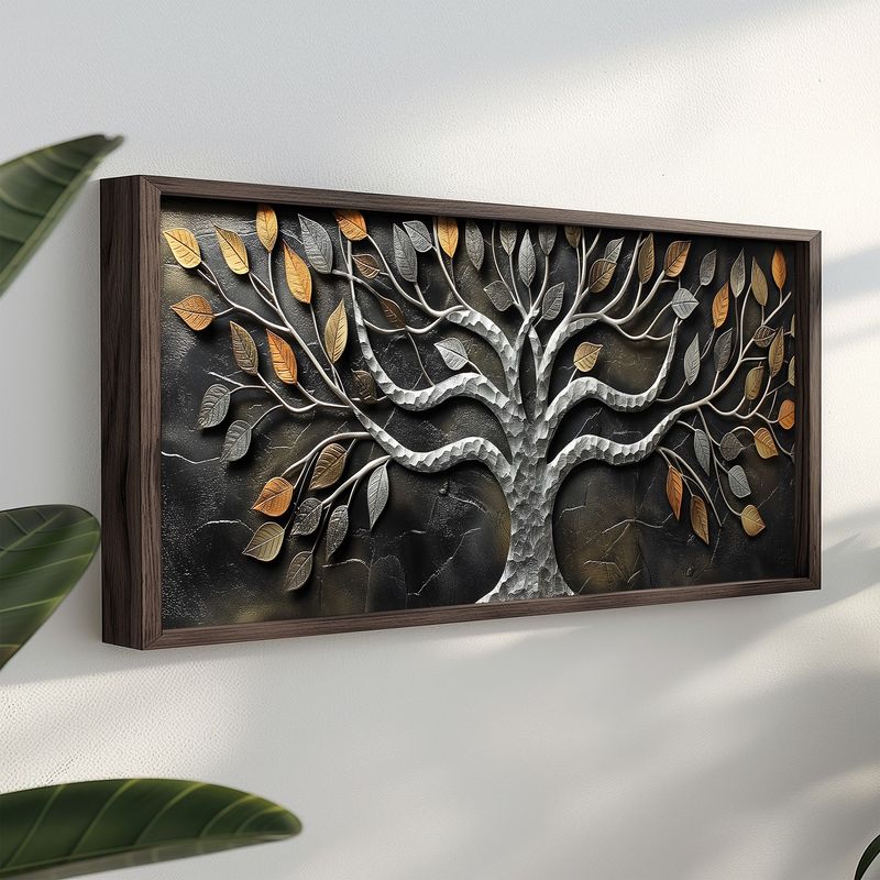 Casa si Gradina - Decoratiuni - Tablouri - Tablou decorativ inramat, Wallxpert, mdf, multicolor, 120x40x3.5 cm, 856EVL1537 - Infinity.ro