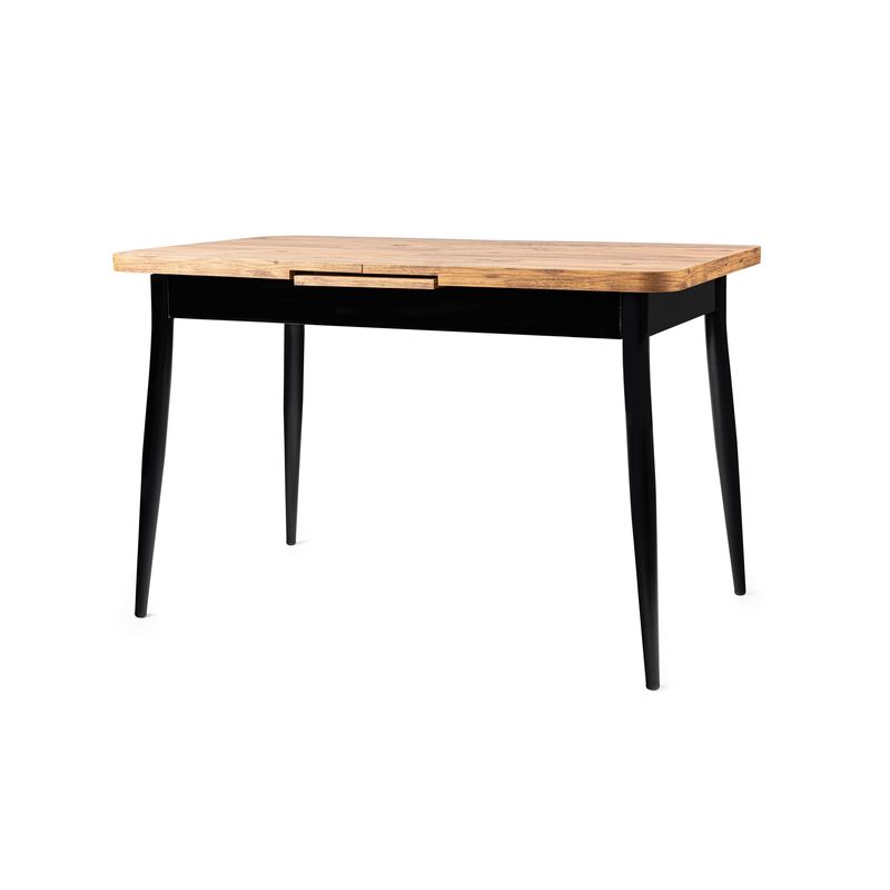 Casa si Gradina - Mobilier - Mese si birouri - Mese bucatarie si dining - Masa extensibila, Hanah Home, PAL melaminat, pin atlantic, 120x70x75 cm, extensibila pana la 150 cm - Infinity.ro