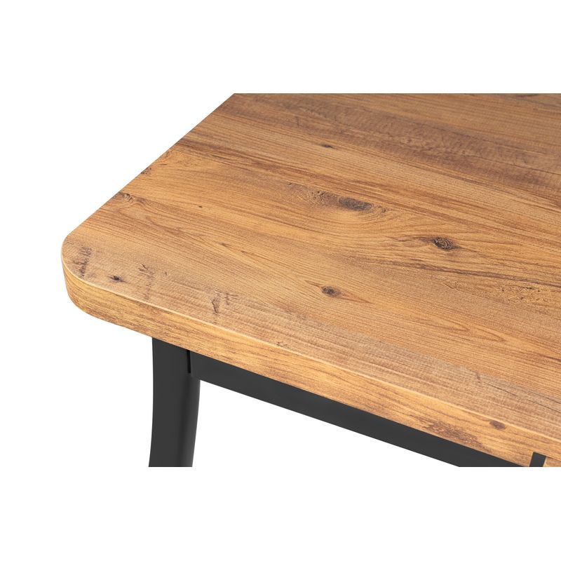 Casa si Gradina - Mobilier - Mese si birouri - Mese bucatarie si dining - Masa extensibila, Hanah Home, PAL melaminat, pin atlantic, 120x70x75 cm, extensibila pana la 150 cm - Infinity.ro