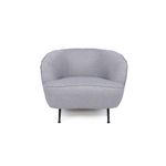 Casa si Gradina - Mobilier - Scaune si fotolii - Fotolii - Fotoliu, Hanah Home, stofa tip in, gri deschis, 83x72x75 cm - Infinity.ro