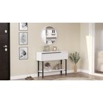Casa si Gradina - Mobilier - Comode si corpuri - Console - Consola, Hanah Home, PAL melaminat, alb, 100x29.5x76 cm - Infinity.ro