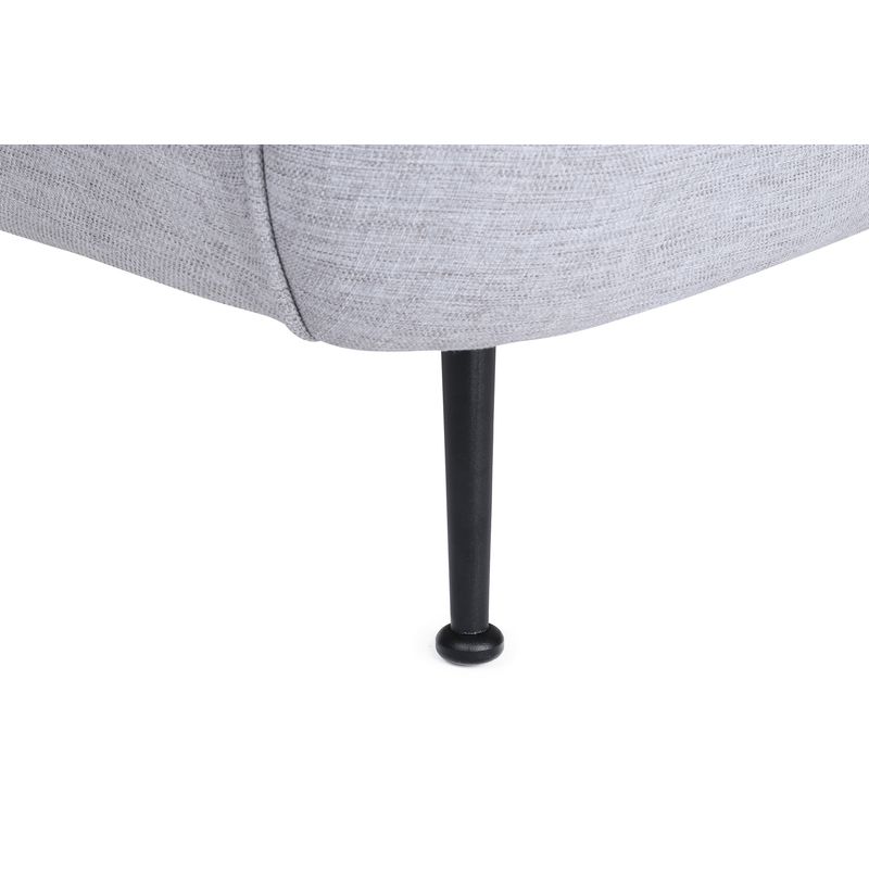 Casa si Gradina - Mobilier - Scaune si fotolii - Fotolii - Fotoliu, Hanah Home, stofa tip in, gri deschis, 83x72x75 cm - Infinity.ro